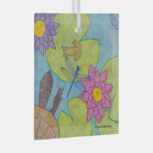 Pond Scene - Glas Ornament (Voorkant Rechts)