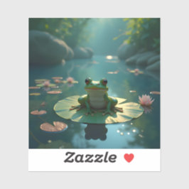 Pond Sentinel - Square Vinyl Sticker