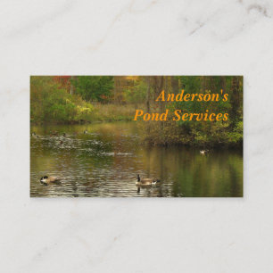 Pond Services Visitekaartje
