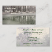 Pond Services Visitekaartje (Voorkant / Achterkant)
