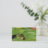 Pond Services Visitekaartje (Staand voorkant)