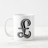 Pond Sign - Zwart Koffiemok (Links)