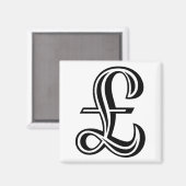 Pond Sign - Zwart Magneet (Voorkant / Achterkant)