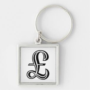 Pond Sign - Zwart Sleutelhanger