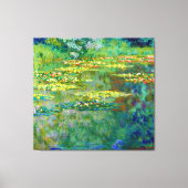 Pond van watergelilies van Claude Monet Canvas Afdruk (Voorkant)