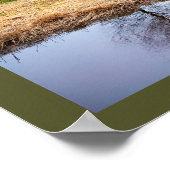Pond Waterscape Reflections Photo Poster (Coin)