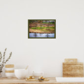 Pond Waterscape Reflections Photo Poster (Cuisine)