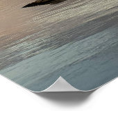 Pond Waterscape Sunset Photo Poster (Coin)