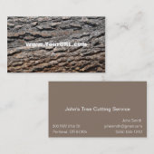 Ponderosa Pine Bark Visitekaartje (Voorkant / Achterkant)