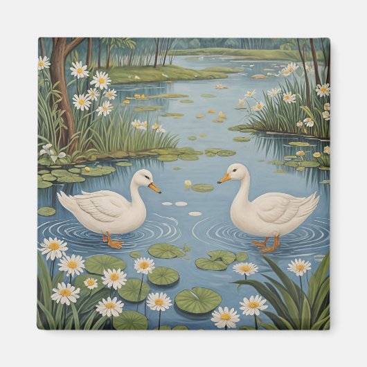 Pondside Tranquility Magneet (Voorkant)