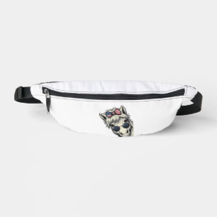 Poney Patriotique Avec Lunettes De Soleil Vintage