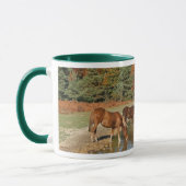 Poneys buvant la tasse (Gauche)