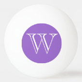 Pong Balle de ping Monogramme Personnalisée (Devant)