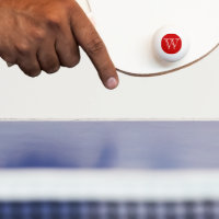 Balle de ping Monogramme Personnalisée