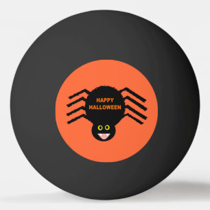 Pong Balle de Ping Ping de l'Halloween Black Spider