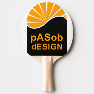 Pong Raquette de Ping Pong, dos en caoutchouc rouge