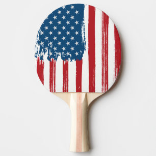 Pong Raquette de Ping Pong-Drapeau États-Unis Raquette 
