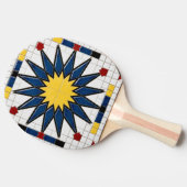 Pong Raquette de Ping Pong, impression complète au dos (Côté)