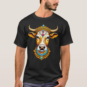 Pongal Versierde Koe T-shirt