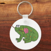 Pongo Frog met Roos (Sleutelhanger) Sleutelhanger (Voorkant)