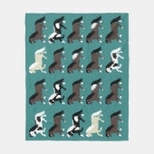 Ponies Fleece Blanket Deken (Voorkant)