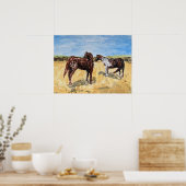 Ponies of Assateague Island Poster (Keuken)