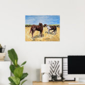 Ponies of Assateague Island Poster (Thuiskantoor)