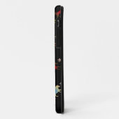 Ponies op zwart Case-Mate iPhone case (Achterkant/links)