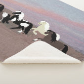 Ponies Sherpa Blanket Deken (3/4)