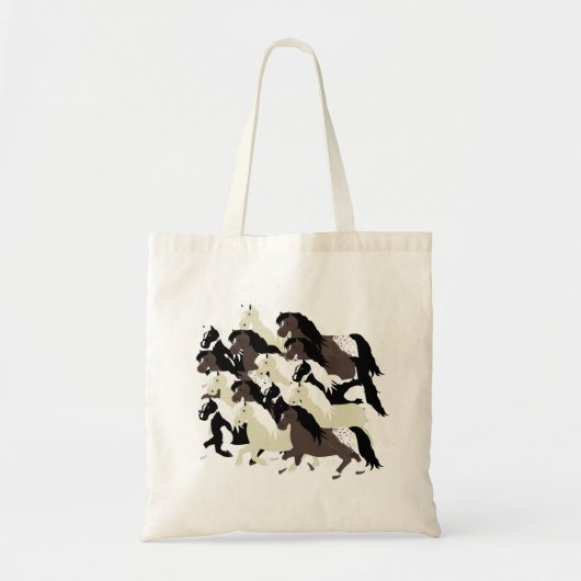 Ponies Totebag Tote Bag (Voorkant)