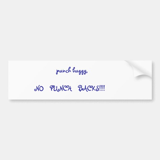 ponsbuggy, ... bumpersticker (Voorkant)