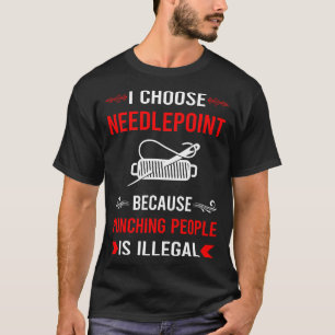 Ponsen Needlepoint Canvas Werk T-shirt