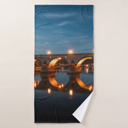 Pont à Koblenz Allemagne (Serviette de bain)