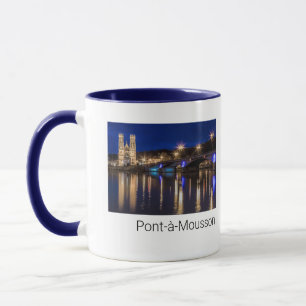Pont a Mousson Panorama met Moselle Souvenir Mok
