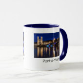 Pont a Mousson Panorama met Moselle Souvenir Mok (Voorkant rechts)