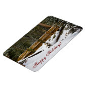 Pont à Wuksachi Happy Holidays Flexi Magnet (Côté Gauche)
