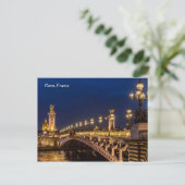 Pont Alexander III Briefkaart Parijs (Staand voorkant)