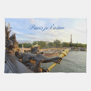 Pont Alexandre 3. Parijs. Frankrijk. keukenhanddoe Theedoek