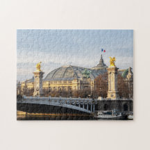 Pont Alexandre III en Grand Palais in het gouden u