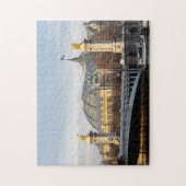Pont Alexandre III en Grand Palais in het gouden u Legpuzzel (Verticaal)