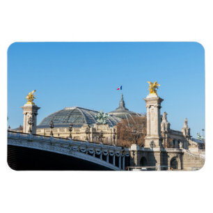 Pont Alexandre III en Grand Palais op een zonnige  Magneet