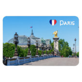 Pont Alexandre III en Grand Palais, Parijs, Frankr Magneet (Horizontaal)