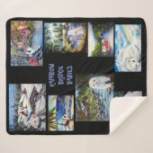pont arc-en-ciel ferret couverture sherpa (Devant (Horizontal))
