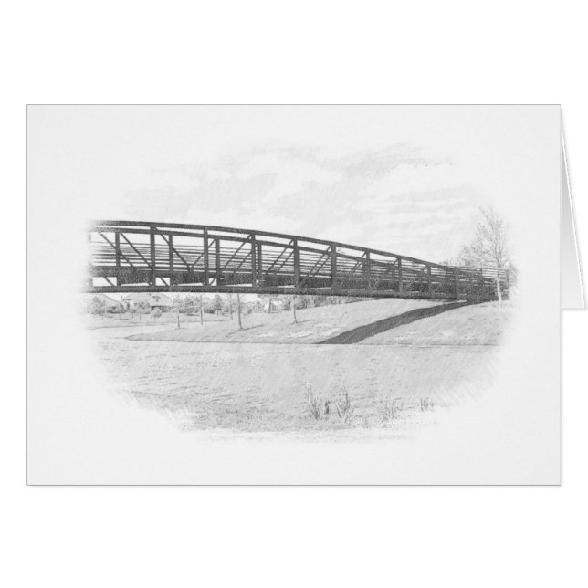 Pont au-dessus de lac (Devant horizontal)