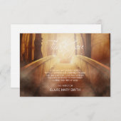 Pont commémoratif de MERCI de sympathie croisant (Devant / Derrière)