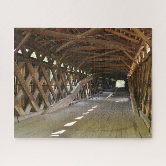Pont couvert à l'intérieur - Puzzle (Horizontal)