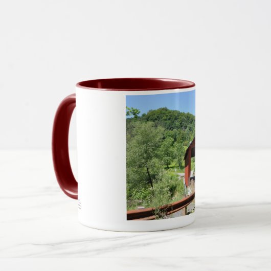 Pont couvert Braley - Mug (Devant gauche)