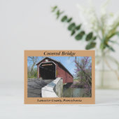 Pont couvert - Carte postale (Debout devant)