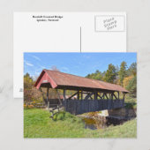 Pont couvert de Randall, Lyndon, carte postale du (Devant / Derrière)