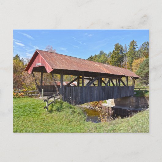Pont couvert de Randall, Lyndon, carte postale du (Devant)
